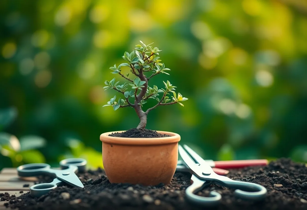 starting a bonsai tree from a sapling vsp